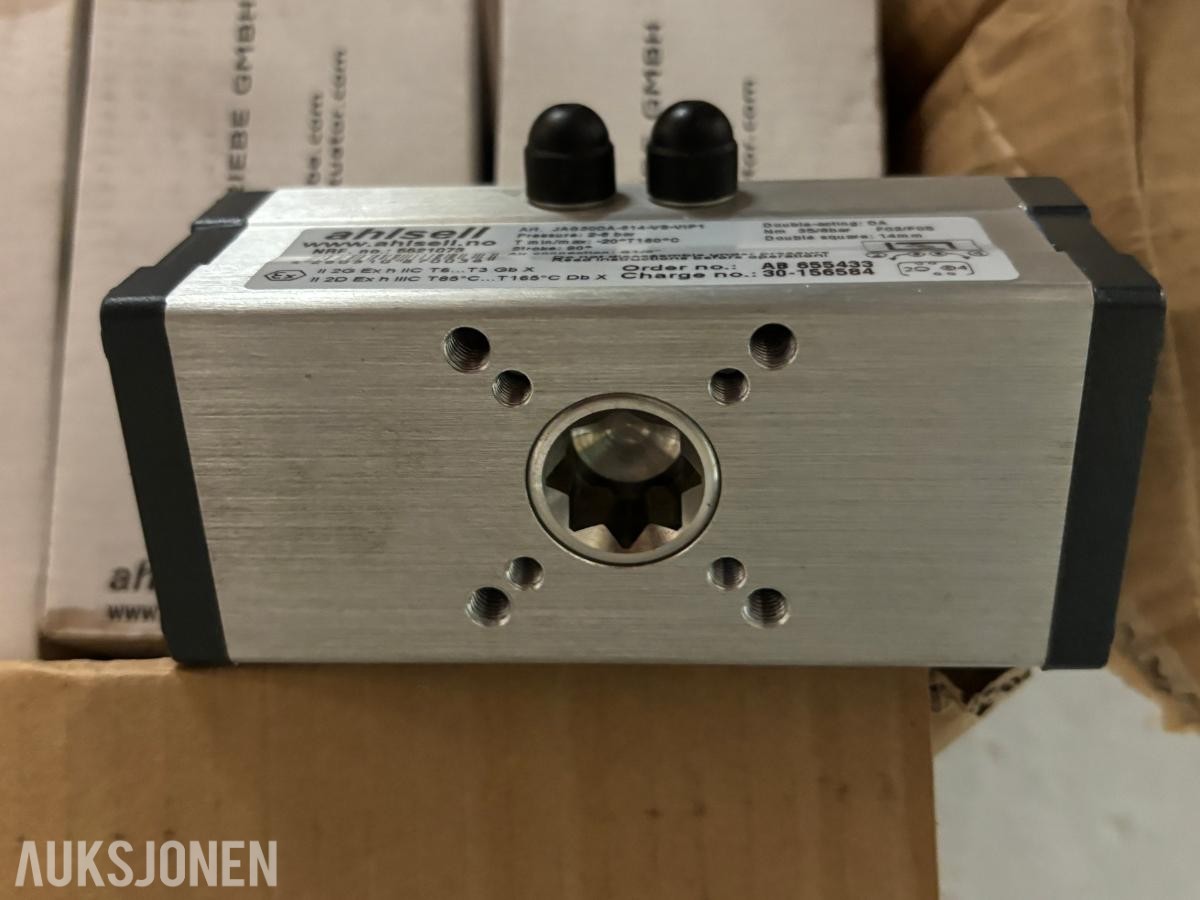Parti med 15 Pneumatiske Luftstyringer og 4 Butterflyventiler DN50/DN250 - Ubrukt