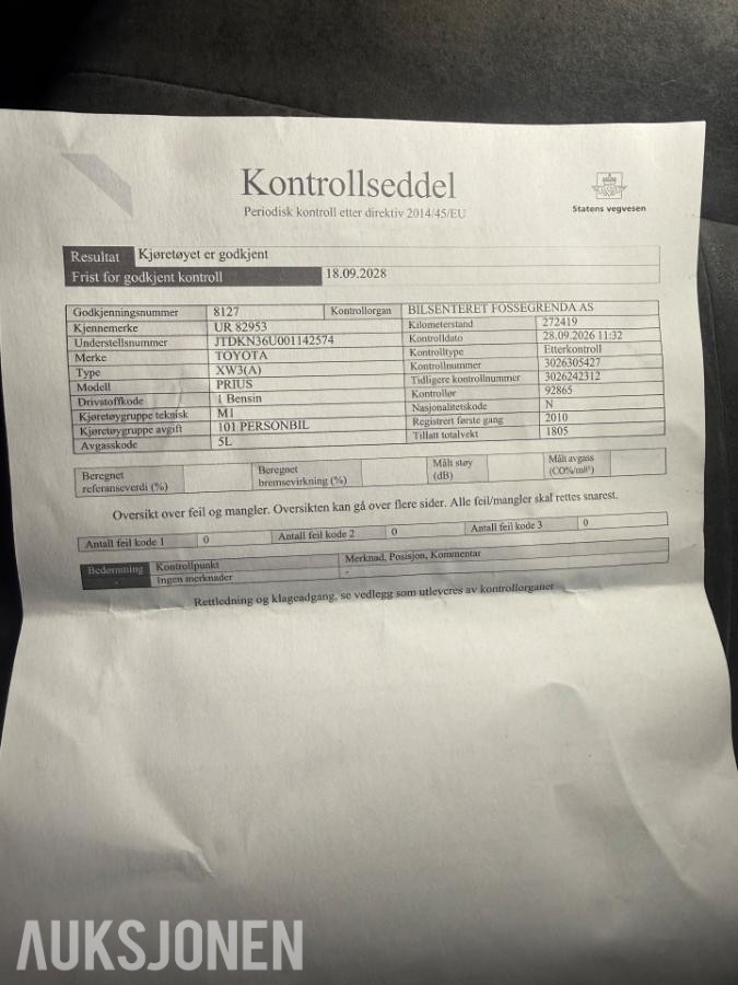 2010 Toyota Prius 1.8 99hk automat cruisekontroll eu ok 09.2028