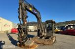2019 Volvo ECR88D gravemaskin TILTROTATOR 2 SKUFFER SENTRALSMØRING