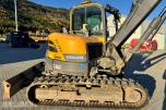 2019 Volvo ECR88D gravemaskin TILTROTATOR 2 SKUFFER SENTRALSMØRING