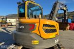 2019 Volvo ECR88D gravemaskin TILTROTATOR 2 SKUFFER SENTRALSMØRING