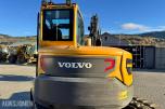 2019 Volvo ECR88D gravemaskin TILTROTATOR 2 SKUFFER SENTRALSMØRING