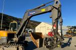 2019 Volvo ECR88D gravemaskin TILTROTATOR 2 SKUFFER SENTRALSMØRING