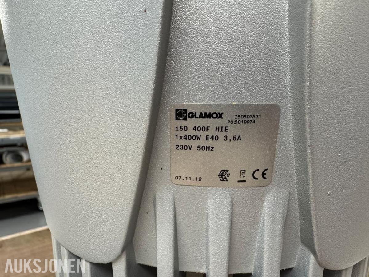 7 stk. Glamox i50 400F HIE industrilamper