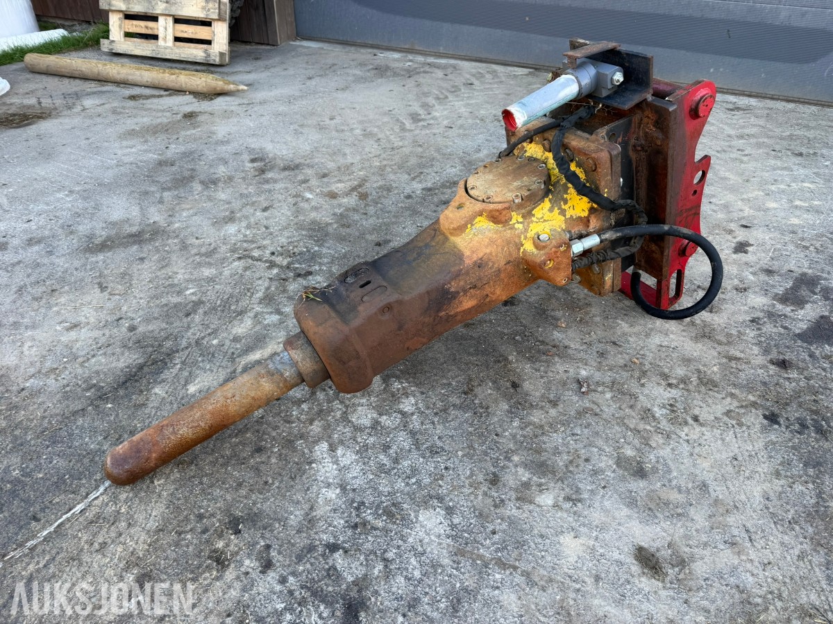 Epiroc pigghammer – S60 – OilQuick – sentralsmøring
