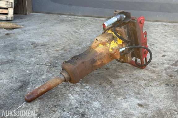 Epiroc pigghammer – S60 – OilQuick – sentralsmøring