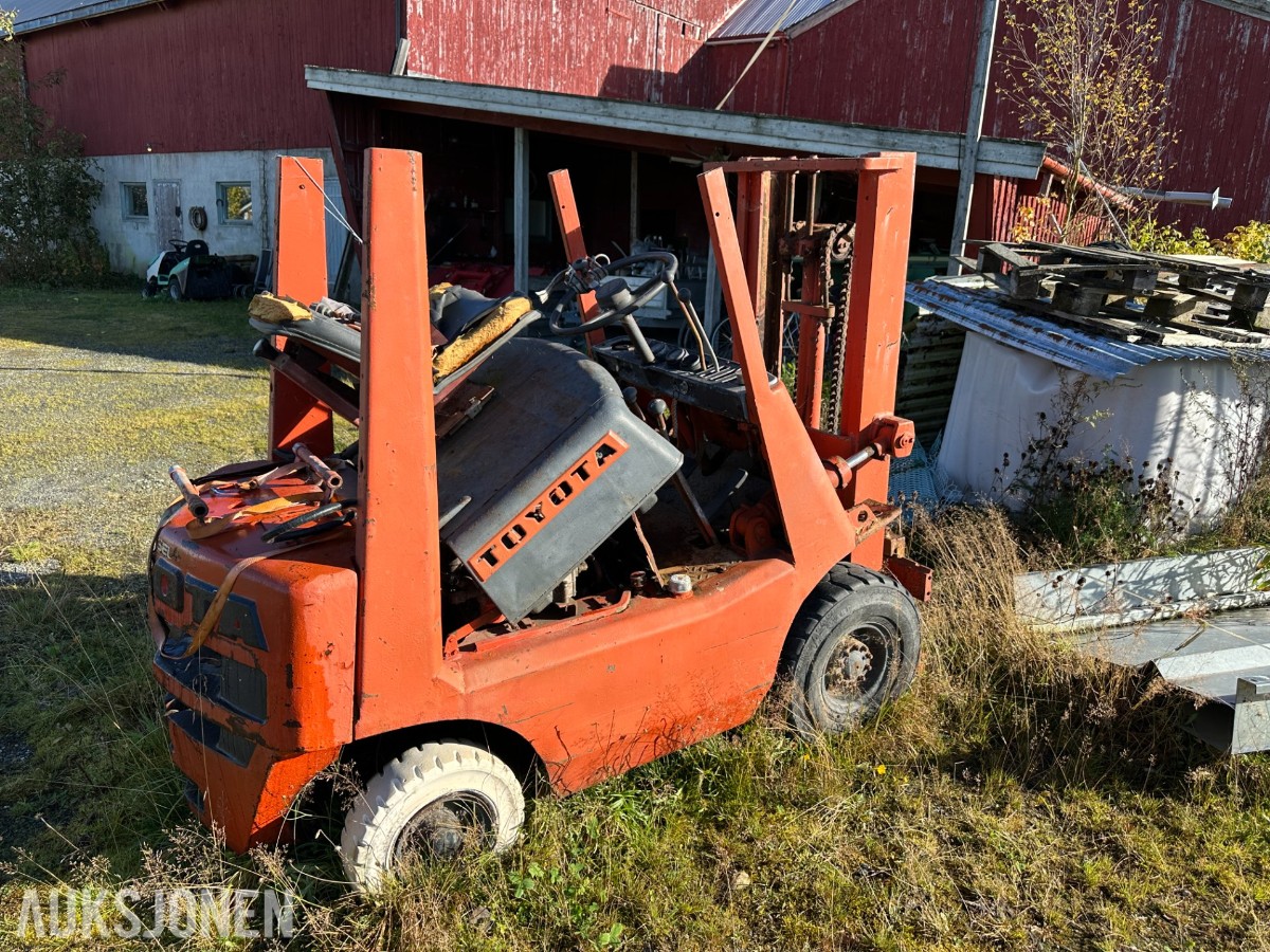 Toyota Gaffeltruck, gass, rep.objekt