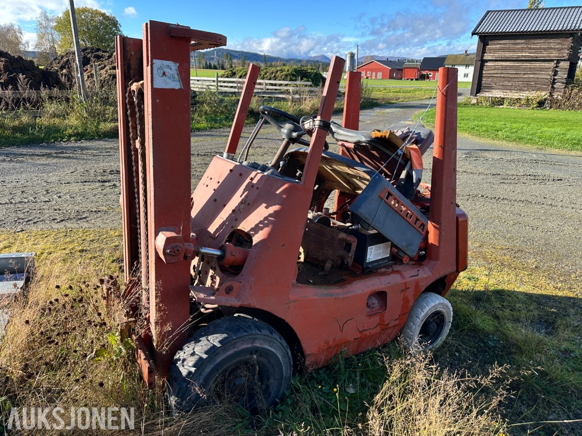 Toyota Gaffeltruck, gass, rep.objekt