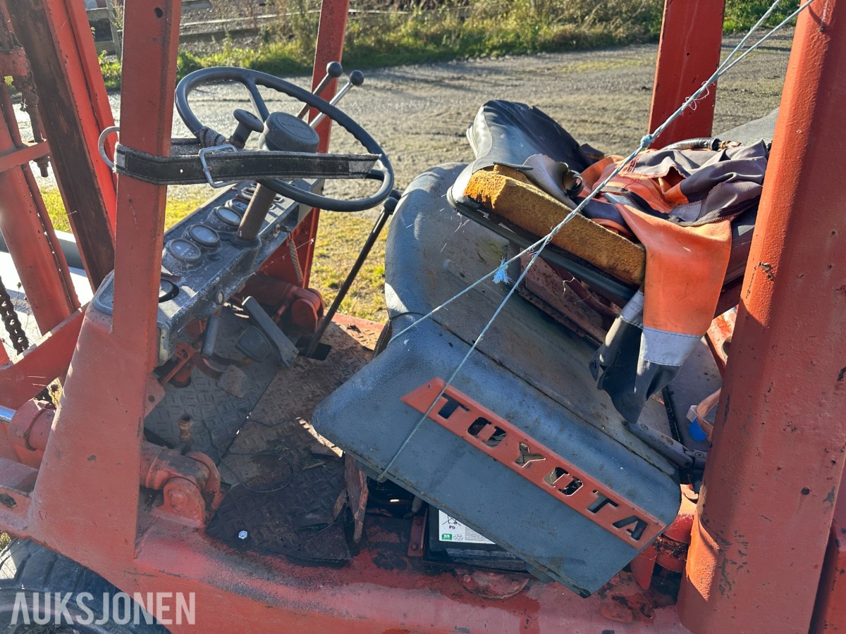 Toyota Gaffeltruck, gass, rep.objekt