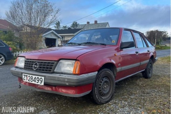 1986 Opel Ascona - Nylig EU godkjent - En eiers damekjørt