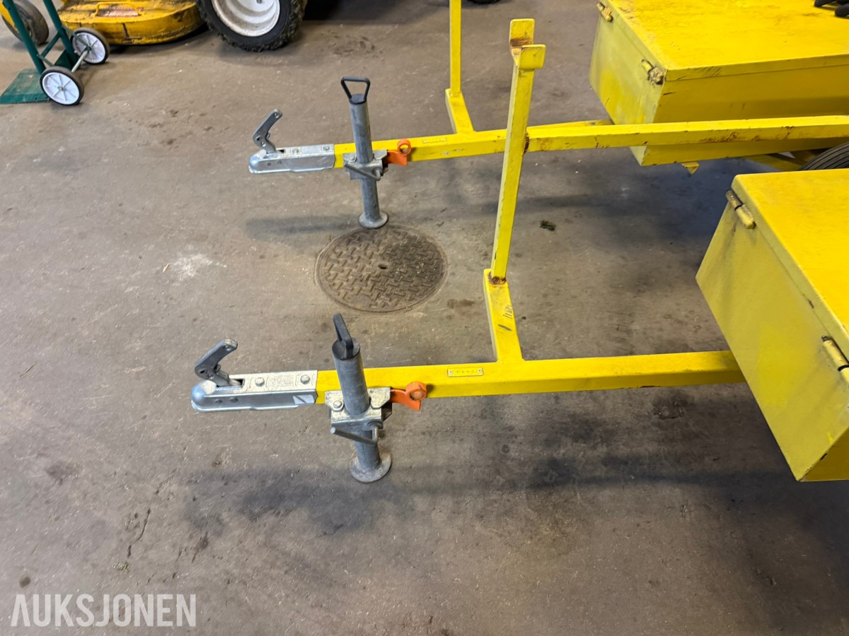 Berlex R4 trafikklys – komplett A/B-sett – radarstyring – LED – mobile vogner