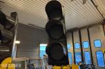 Berlex R4 trafikklys – komplett A/B-sett – radarstyring – LED – mobile vogner
