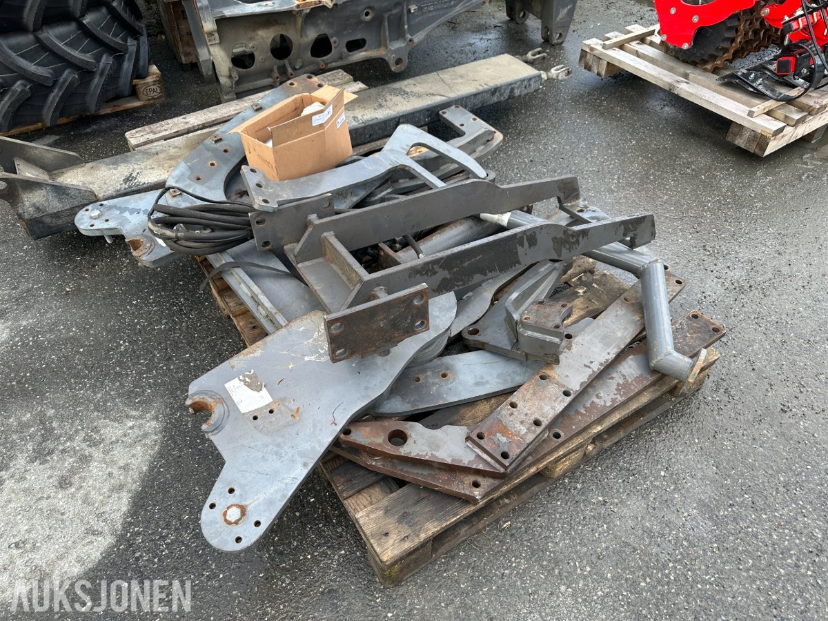 Frontlasterbraketter til Fendt 828 Vario