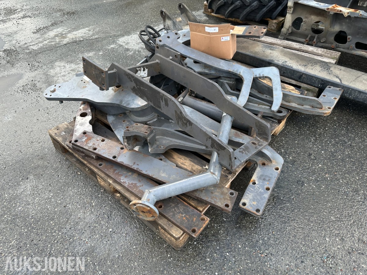 Frontlasterbraketter til Fendt 828 Vario