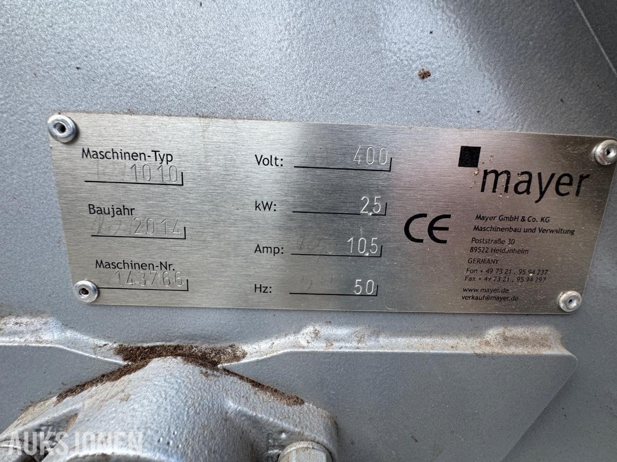 2014 Mayer 1010 automatisert pottemaskin