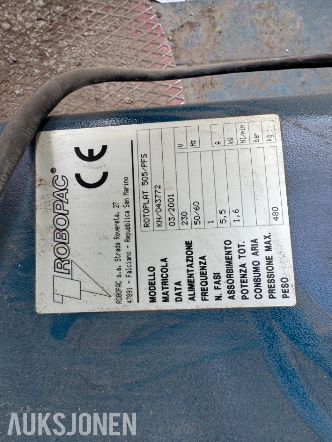 2001 Robopac Rotoplat 505/PFS strekkfilmmaskin