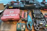 Verktøyparti med Milwaukee, Metabo, Makita, Hilti og Hammermax