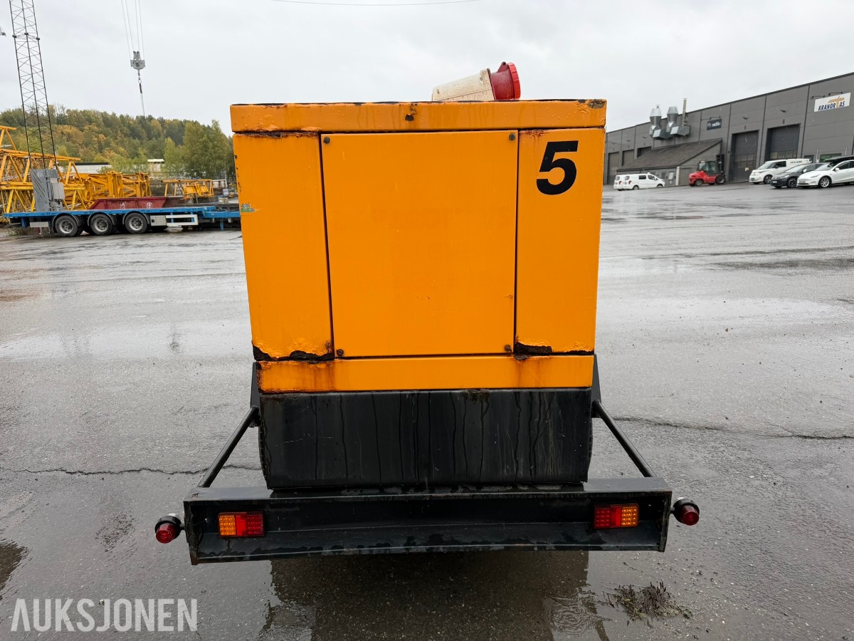 2021 40 kVA dieselaggregat på tilhenger