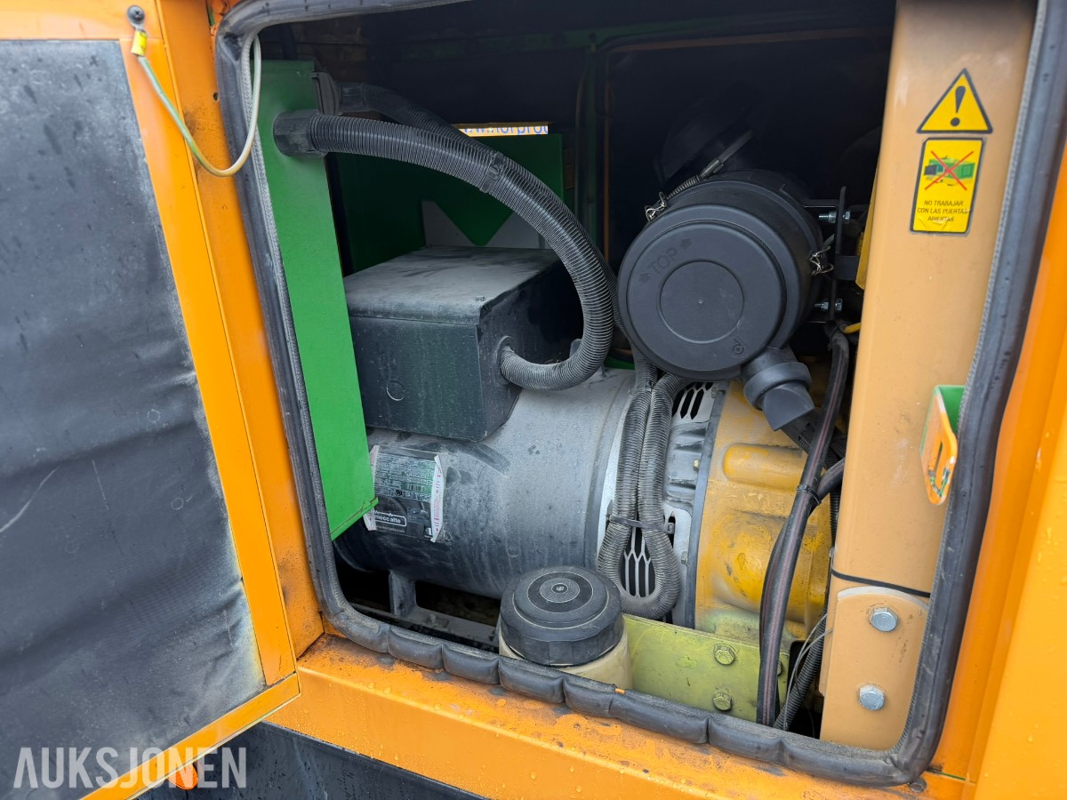 2021 40 kVA dieselaggregat på tilhenger