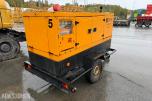 2021 40 kVA dieselaggregat på tilhenger