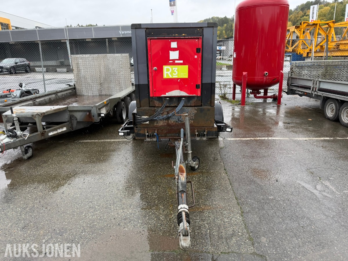 Atlas Copco QAS 60 Dieselaggregat på tilhenger