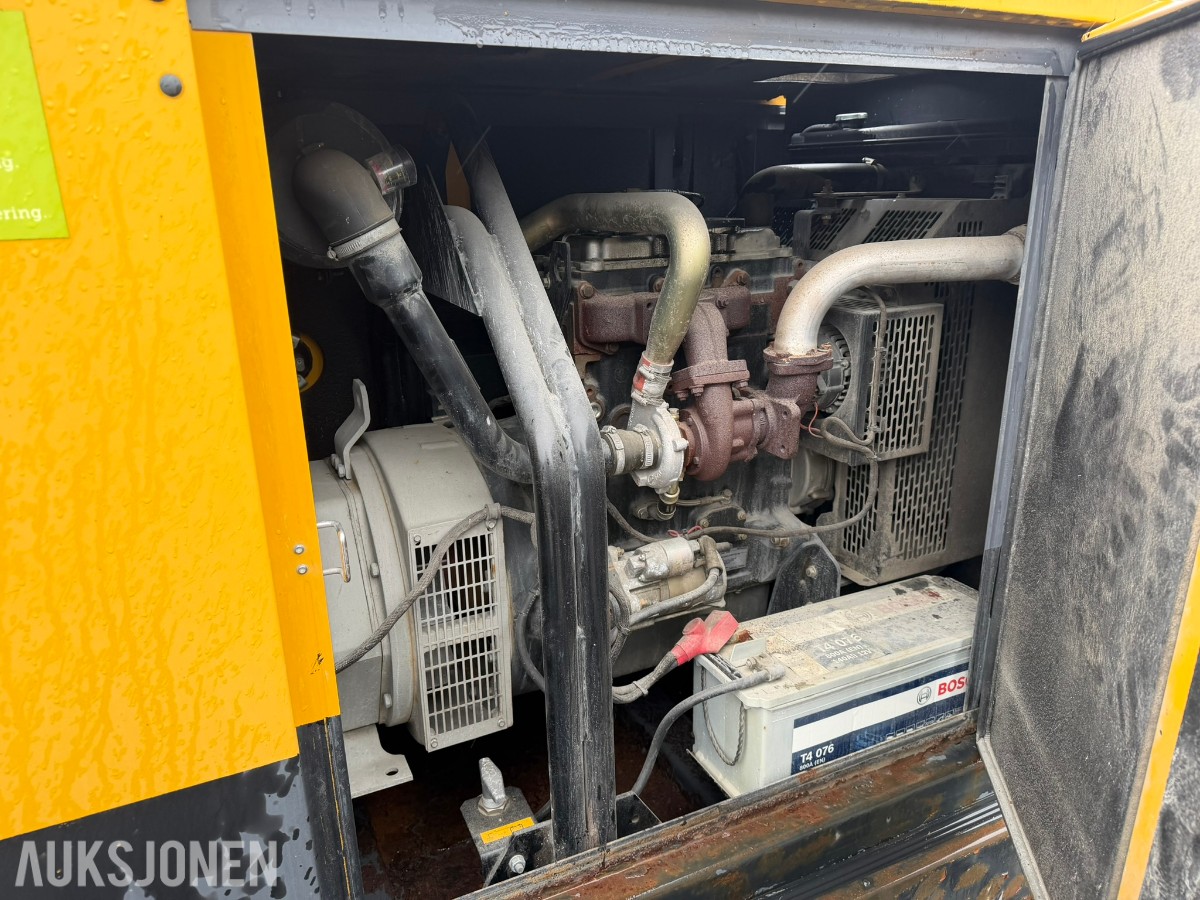 Atlas Copco QAS 60 Dieselaggregat på tilhenger