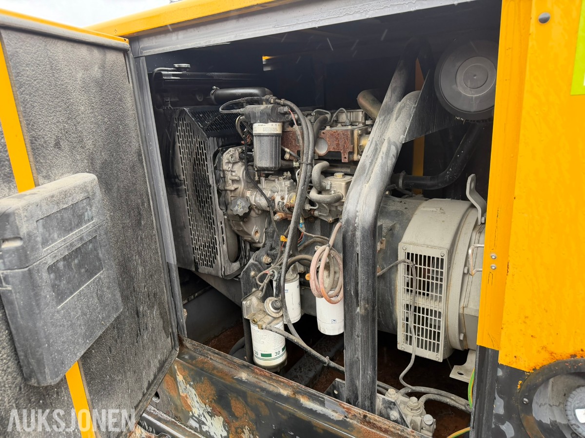 Atlas Copco QAS 60 Dieselaggregat på tilhenger