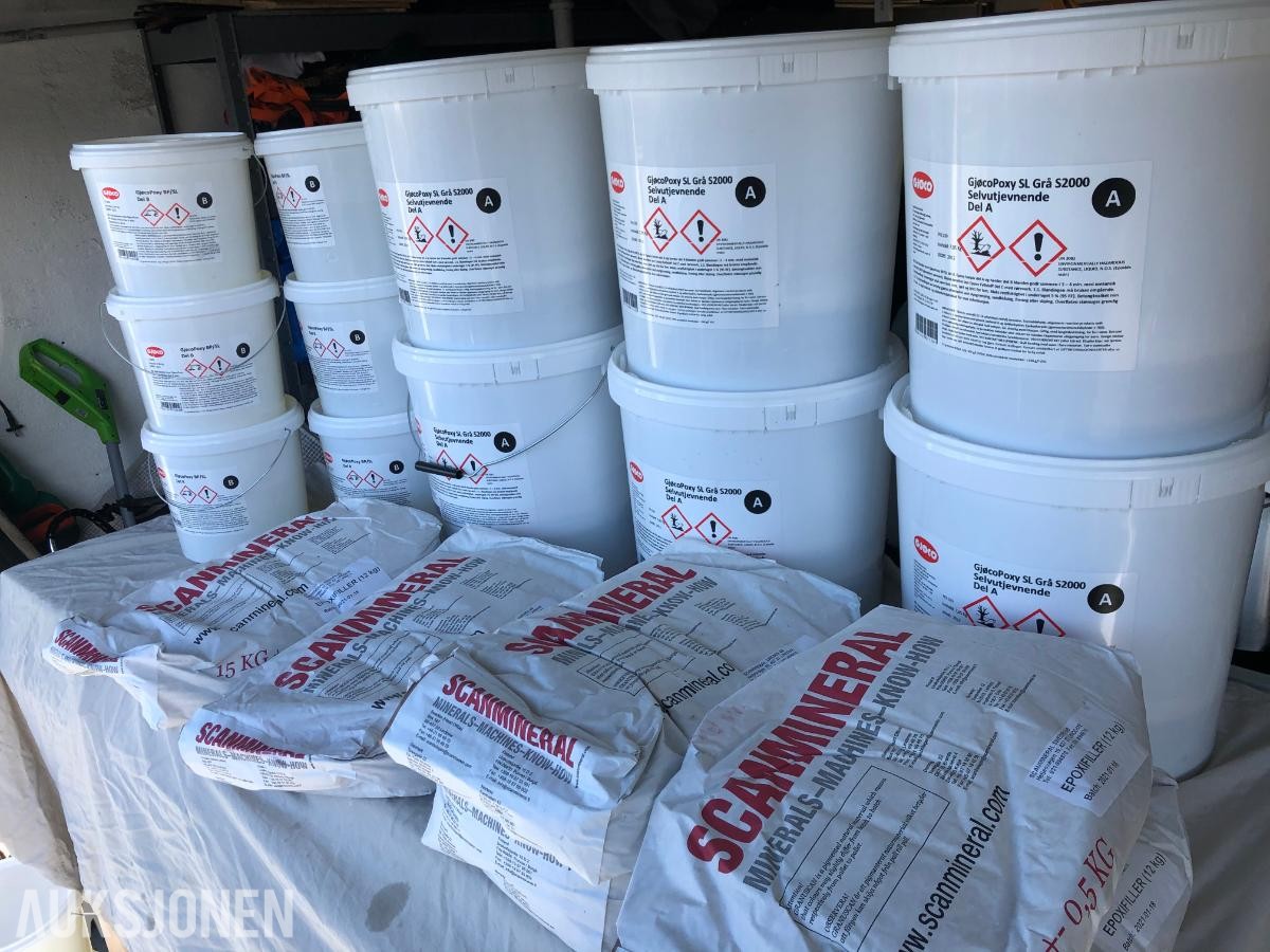 Epoxy 3-komponent 150 kg - Leveringsklar