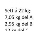 Epoxy 3-komponent 150 kg - Leveringsklar