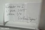 2005 Else Marie Hagen - «Reminder 1+2» 1/4 