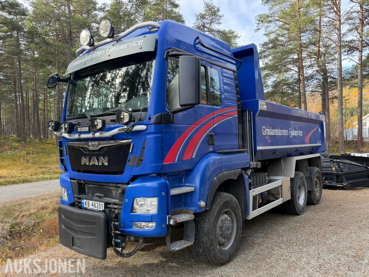 2016 MAN TGS 28.480 6x4-4 Tippbil - Brøyterigget
