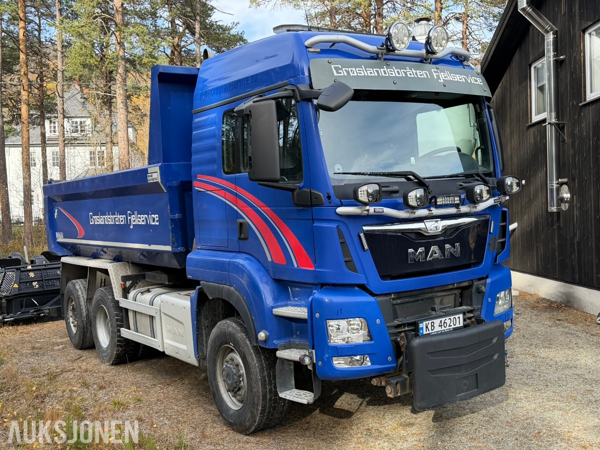 2016 MAN TGS 28.480 6x4-4 Tippbil - Brøyterigget