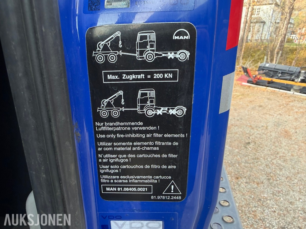 2016 MAN TGS 28.480 6x4-4 Tippbil - Brøyterigget