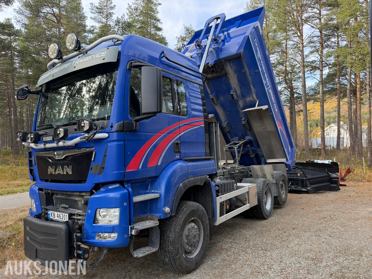 2016 MAN TGS 28.480 6x4-4 Tippbil - Brøyterigget