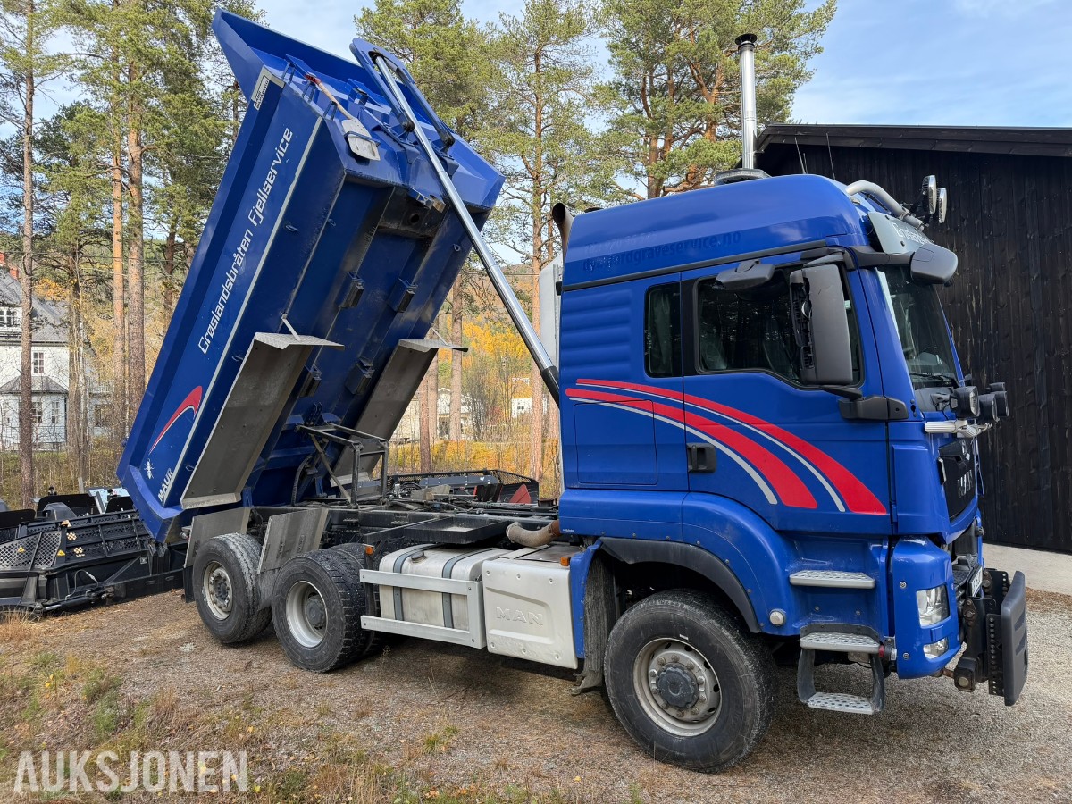 2016 MAN TGS 28.480 6x4-4 Tippbil - Brøyterigget