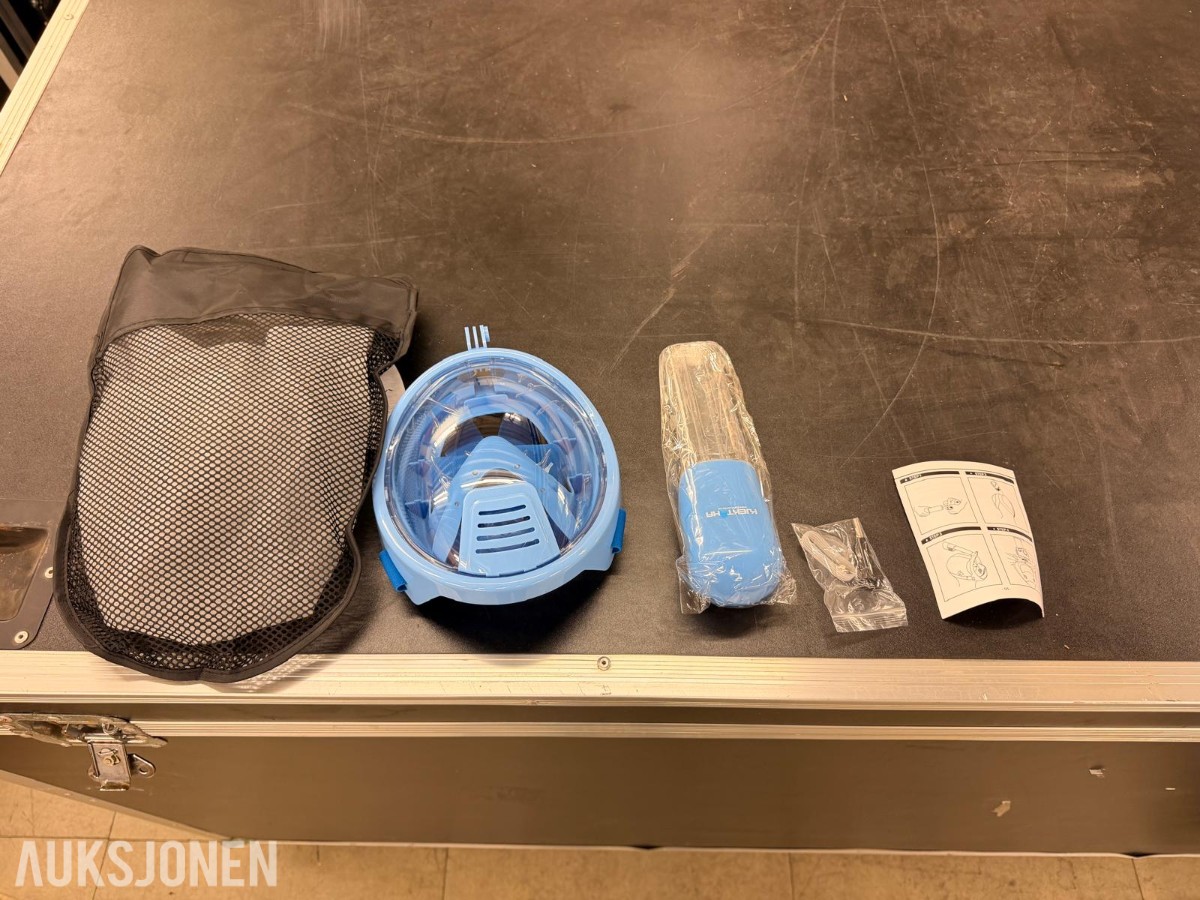180 stk. KJEKTAHA heldekkende snorkelmasker – flere størrelser og farger
