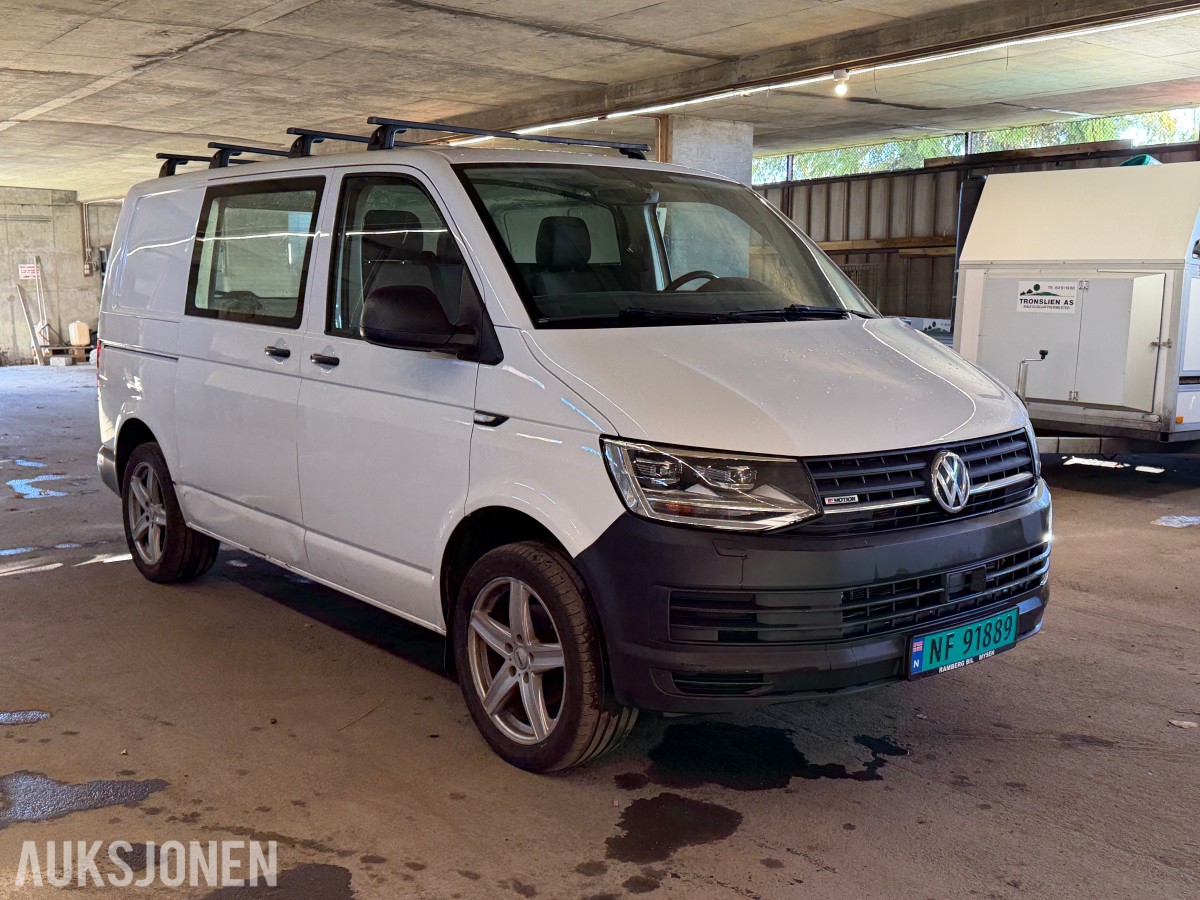 2018 VOLKSWAGEN TRANSPORTER 2,0 TDI 150HK 4MOTION AUTOMAT HENGERFESTE ACC