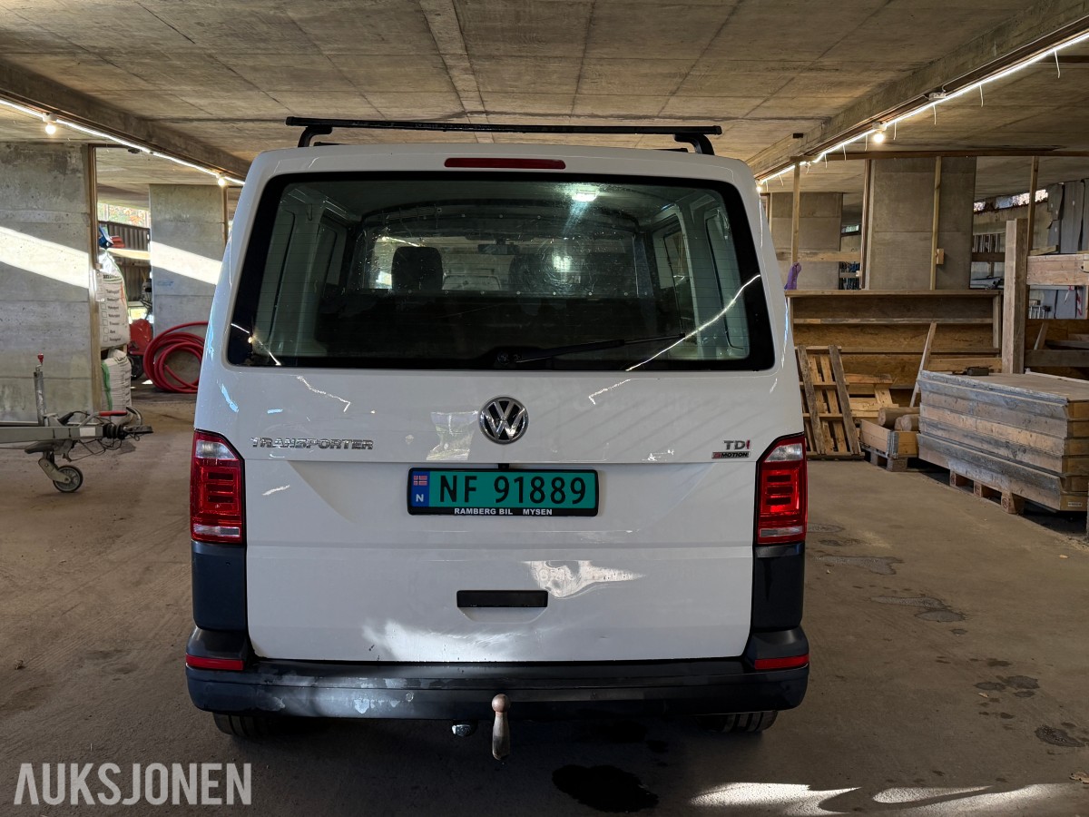 2018 VOLKSWAGEN TRANSPORTER 2,0 TDI 150HK 4MOTION AUTOMAT HENGERFESTE ACC