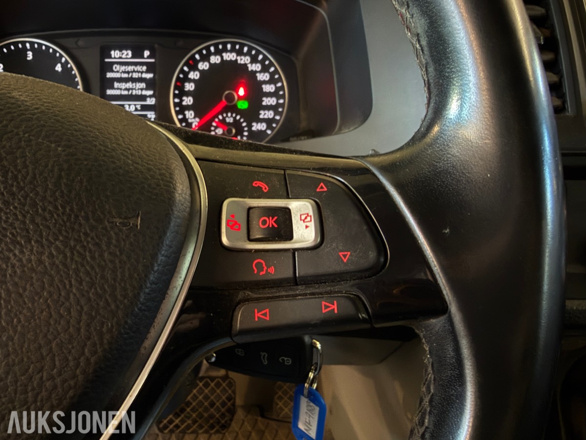 2018 VOLKSWAGEN TRANSPORTER 2,0 TDI 150HK 4MOTION AUTOMAT HENGERFESTE ACC