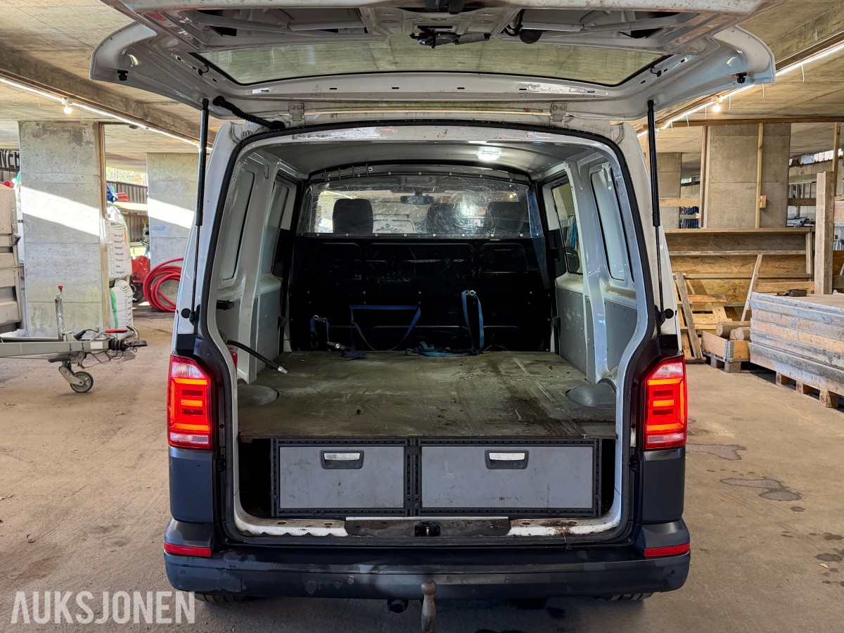 2018 VOLKSWAGEN TRANSPORTER 2,0 TDI 150HK 4MOTION AUTOMAT HENGERFESTE ACC