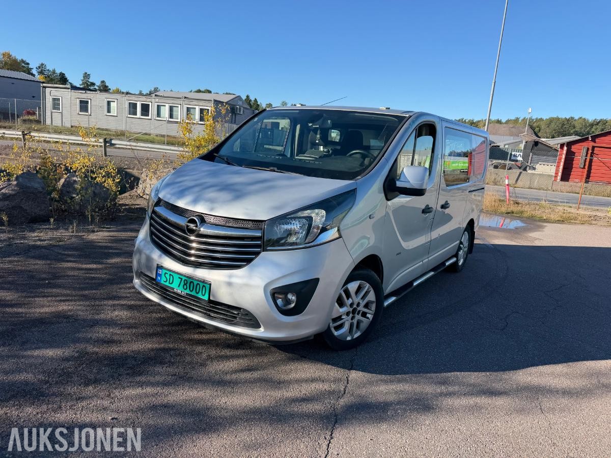2015 OPEL VIVARO 1,6D 120HK,EU-OK 5-2027,2xSKYVEDØRER, 183000KM