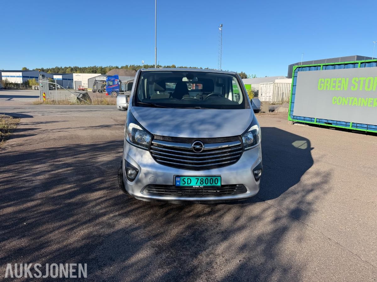 2015 OPEL VIVARO 1,6D 120HK,EU-OK 5-2027,2xSKYVEDØRER, 183000KM