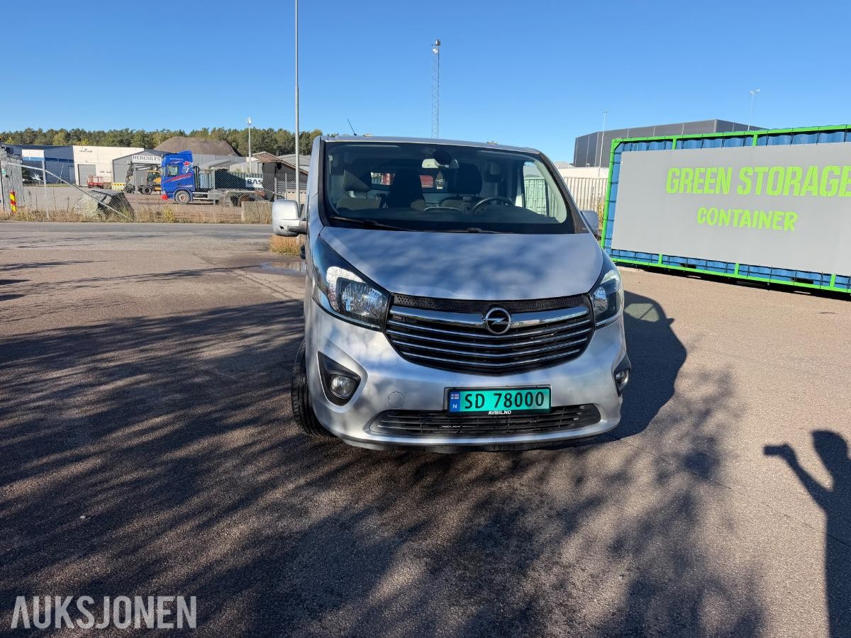 2015 OPEL VIVARO 1,6D 120HK,EU-OK 5-2027,2xSKYVEDØRER, 183000KM