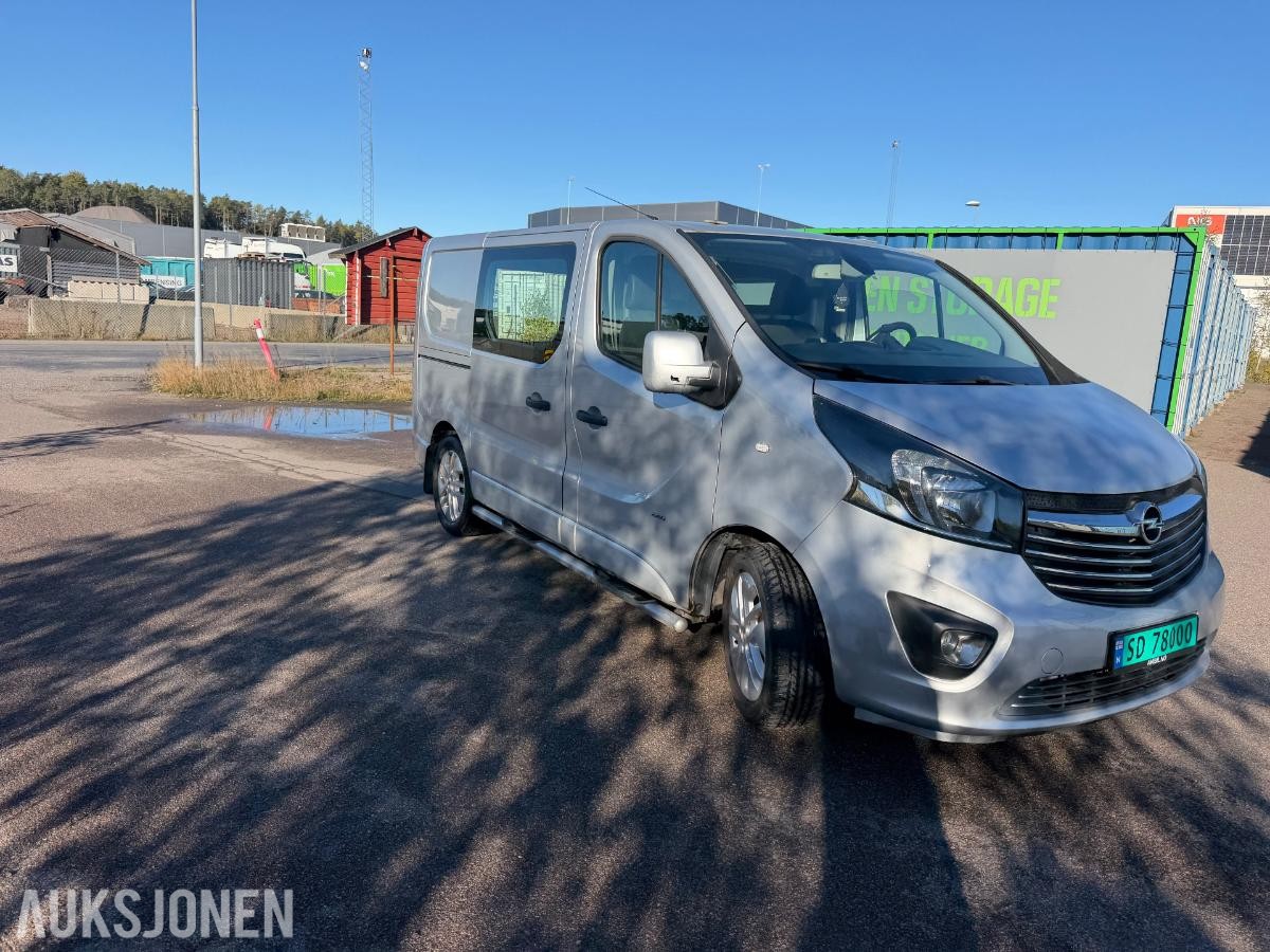 2015 OPEL VIVARO 1,6D 120HK,EU-OK 5-2027,2xSKYVEDØRER, 183000KM