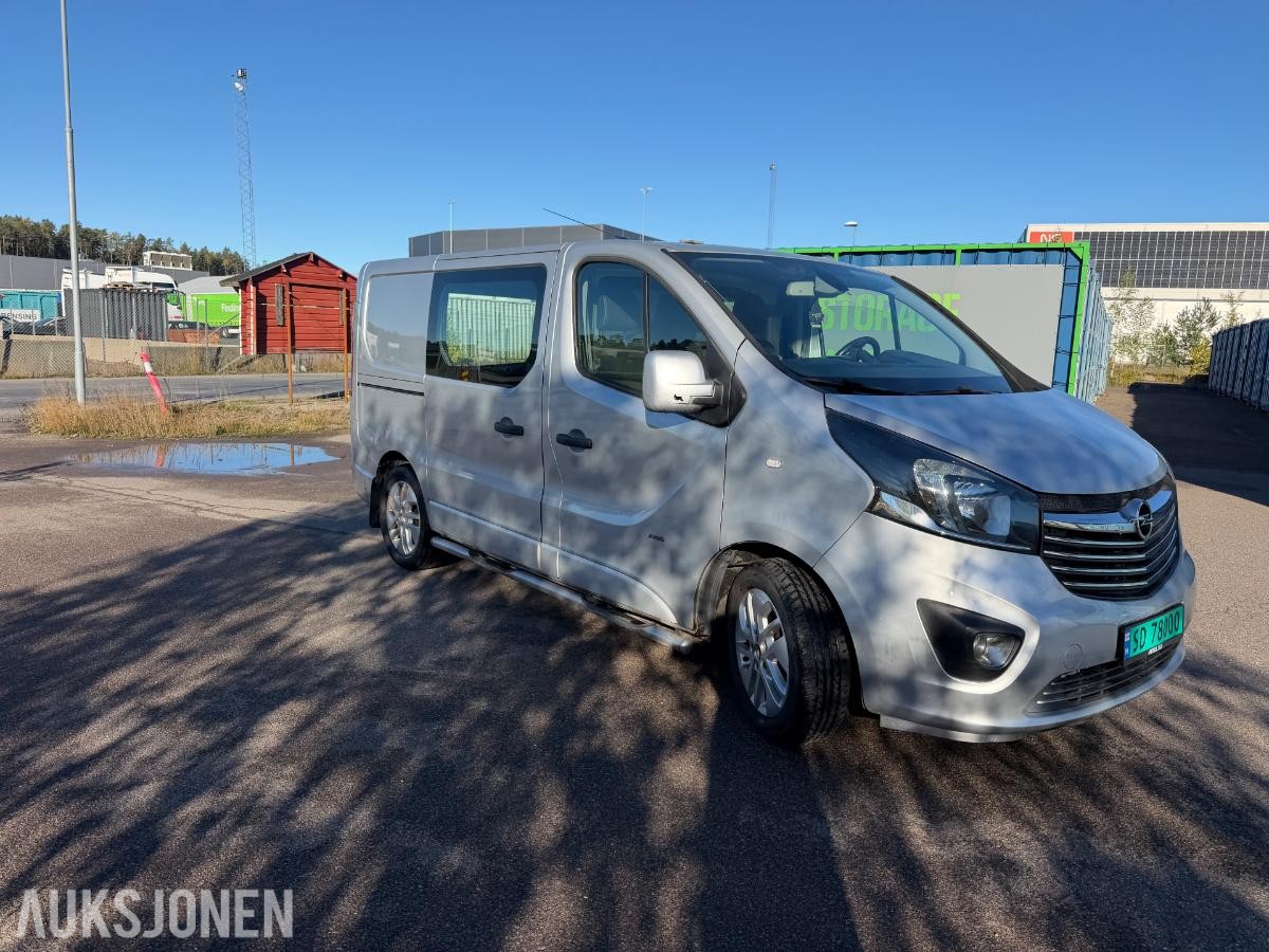 2015 OPEL VIVARO 1,6D 120HK,EU-OK 5-2027,2xSKYVEDØRER, 183000KM