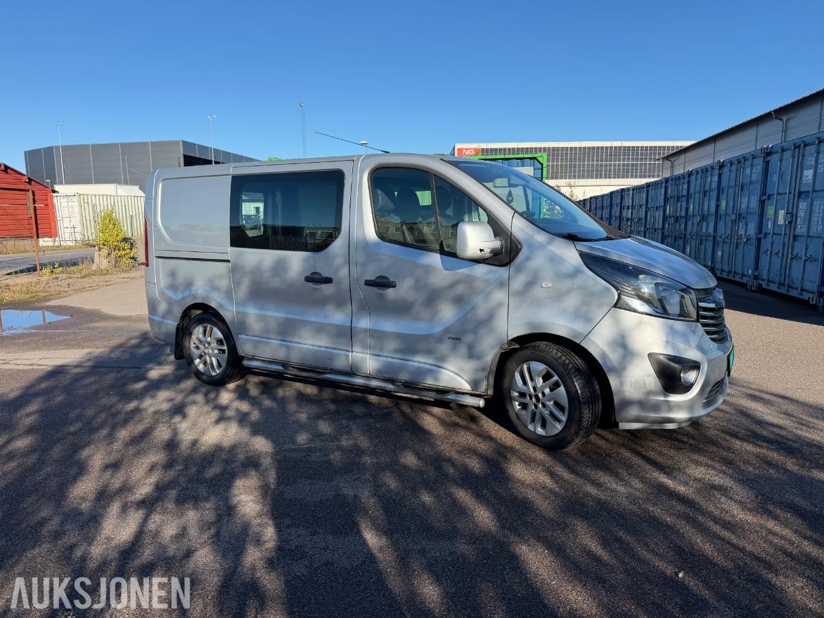 2015 OPEL VIVARO 1,6D 120HK,EU-OK 5-2027,2xSKYVEDØRER, 183000KM