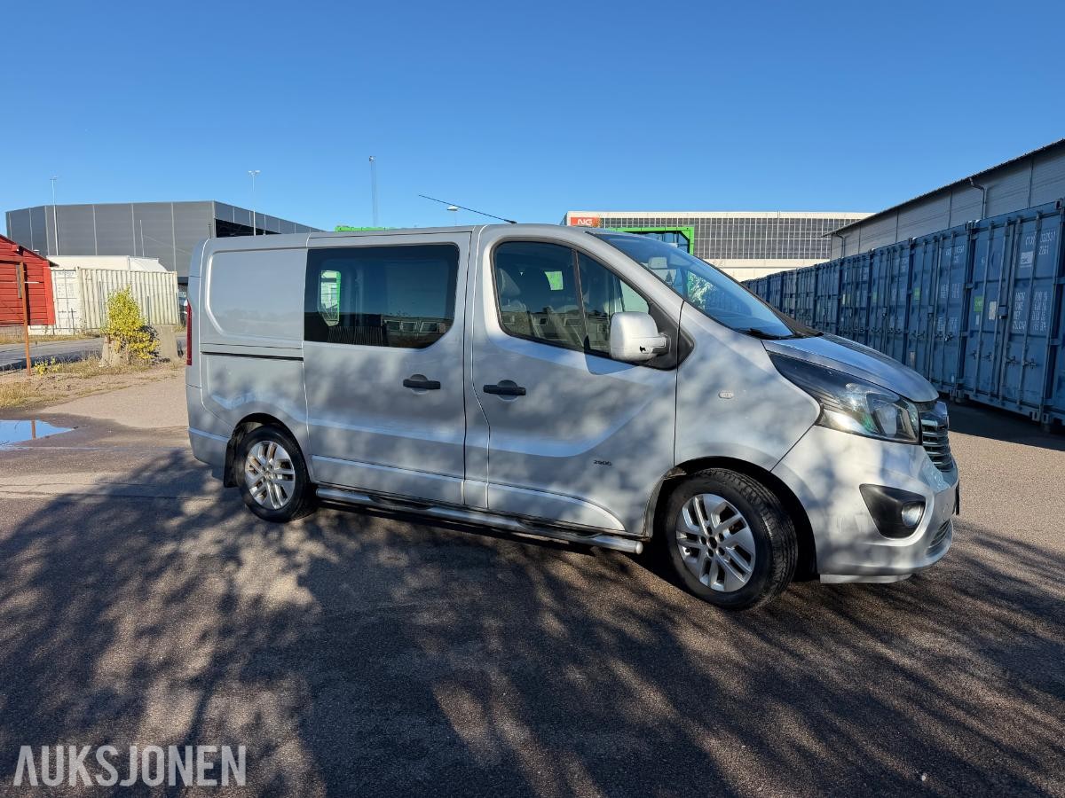 2015 OPEL VIVARO 1,6D 120HK,EU-OK 5-2027,2xSKYVEDØRER, 183000KM