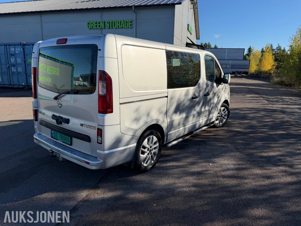 2015 OPEL VIVARO 1,6D 120HK,EU-OK 5-2027,2xSKYVEDØRER, 183000KM