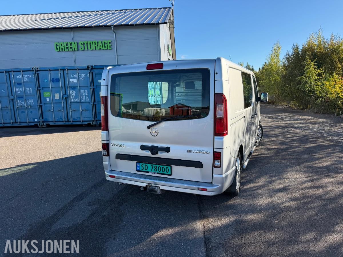 2015 OPEL VIVARO 1,6D 120HK,EU-OK 5-2027,2xSKYVEDØRER, 183000KM
