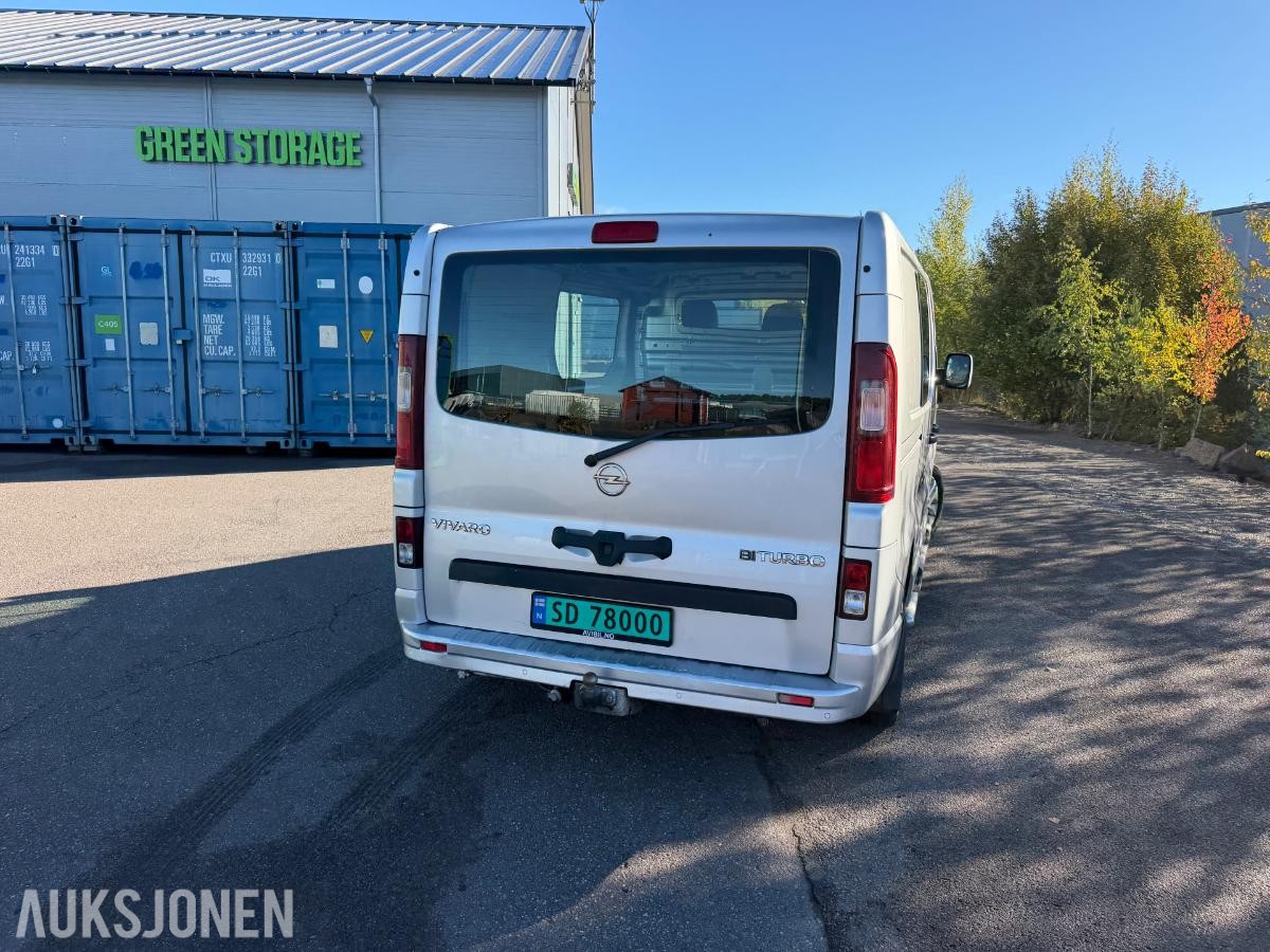 2015 OPEL VIVARO 1,6D 120HK,EU-OK 5-2027,2xSKYVEDØRER, 183000KM